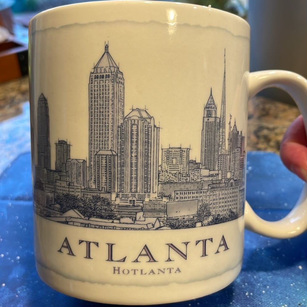 Vintage Large Starbucks Atlanta “Hotlanta” Coffee Mug